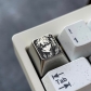 1U Titanium Alloy Artisan Keycaps Precision Pointillism for Mechanical Keyboard -Asuka